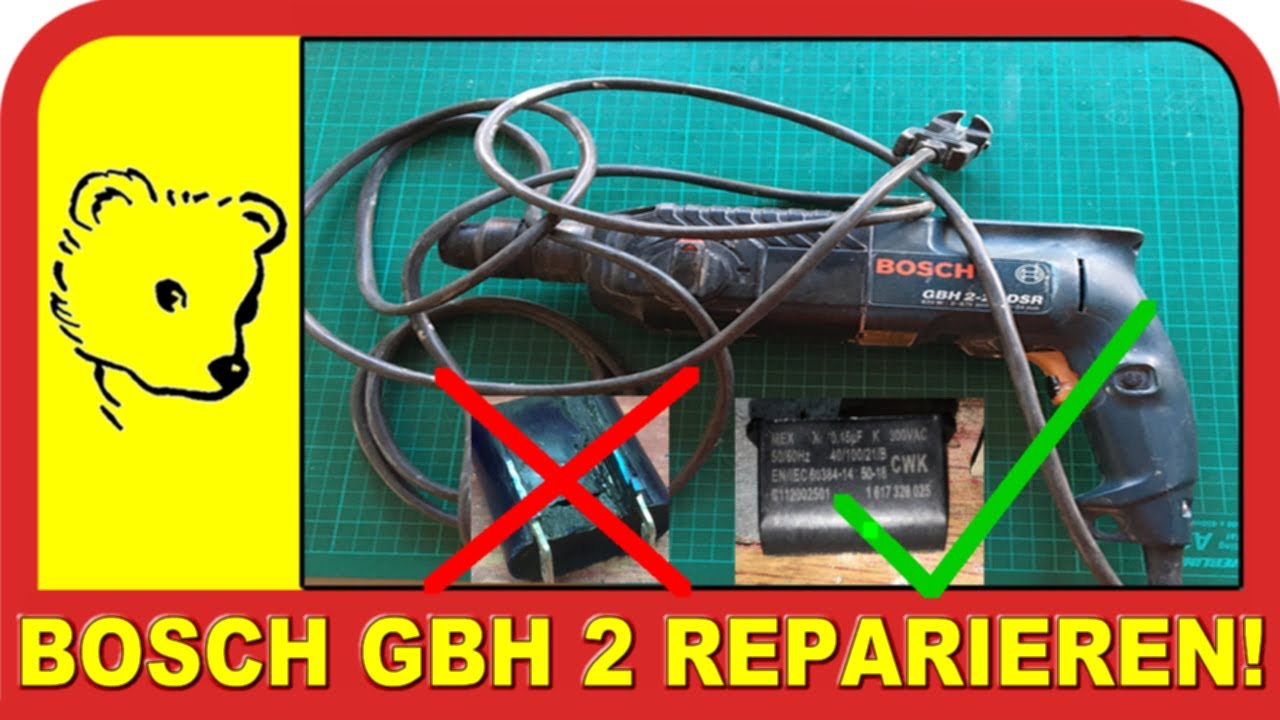 Boschhammer reparieren / Bosch hammer repair