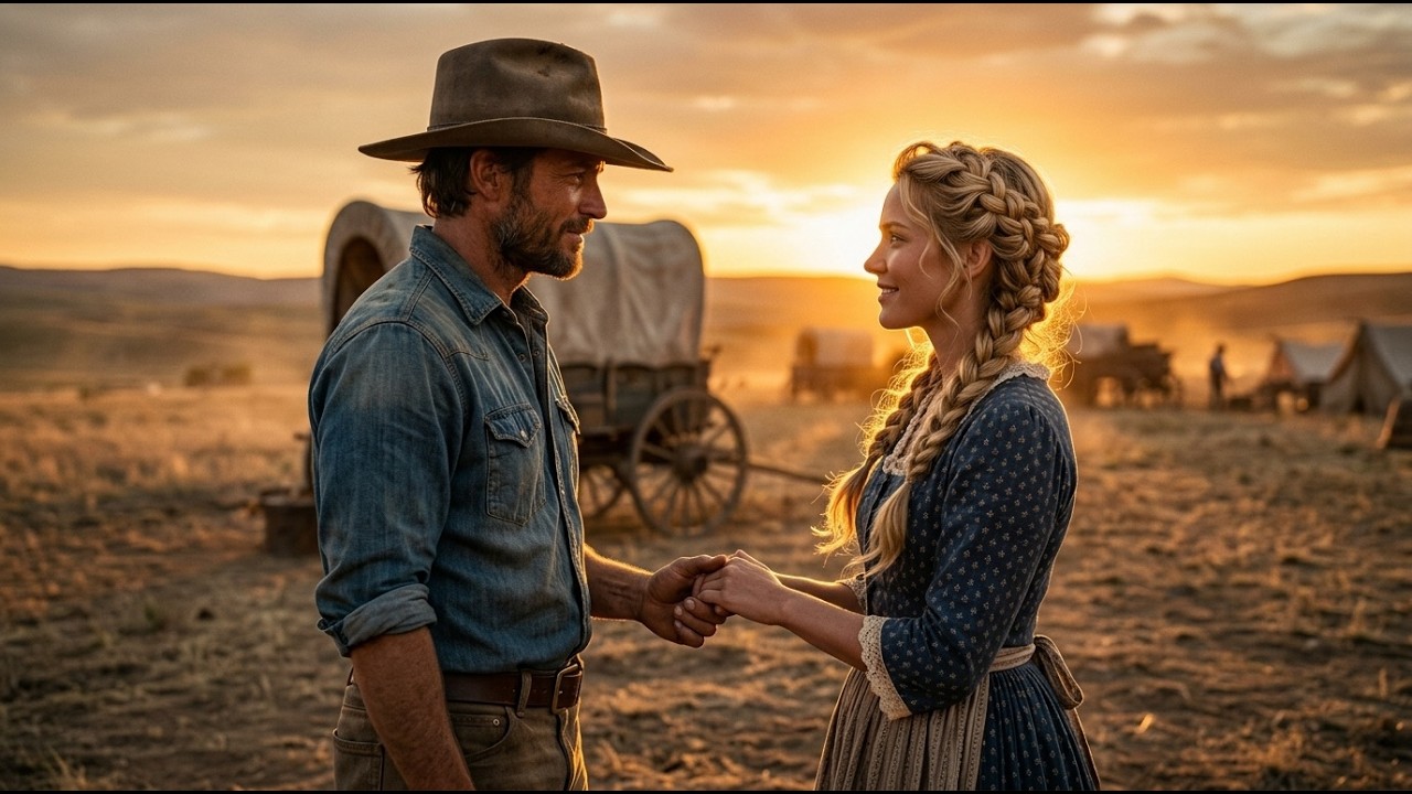 Laissée dans la prairie — le cow-boy solitaire a dit : « Tu viens avec moi maintenant »