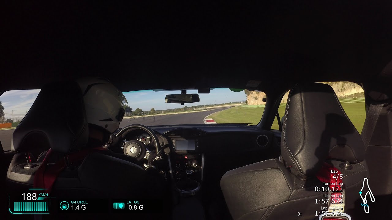 GT86 HOT LAPS @ LLCC CHALLENGE + TRACK4FUN VALLELUNGA 1'56.978