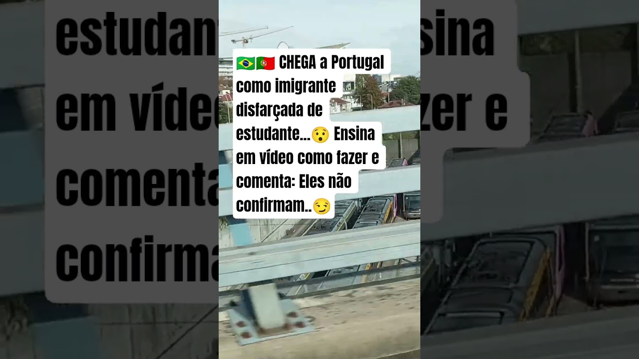 Como entraram com visto de estudante em Portugal..#noticias #imigrantes