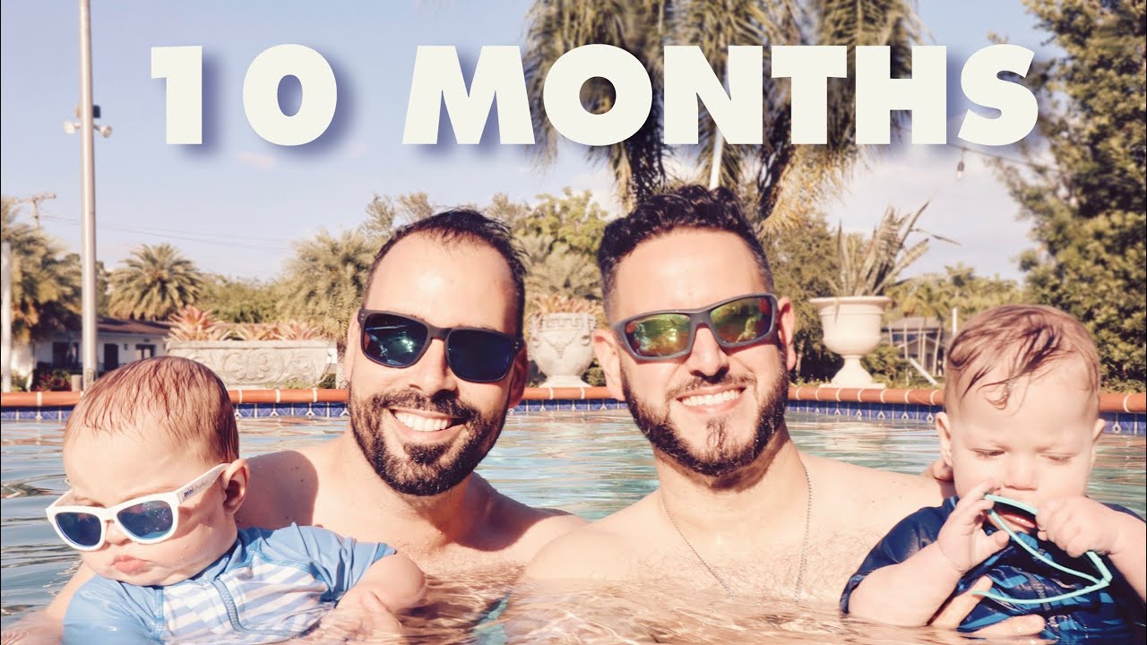 Dads That Vlog Together | 10 Month Celebration & Pool Fun | The Marzoa Family