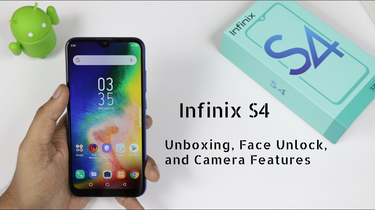 Infinix S4 [Nebula Blue] - Unboxing, Design, Face Unlock, and Camera Features