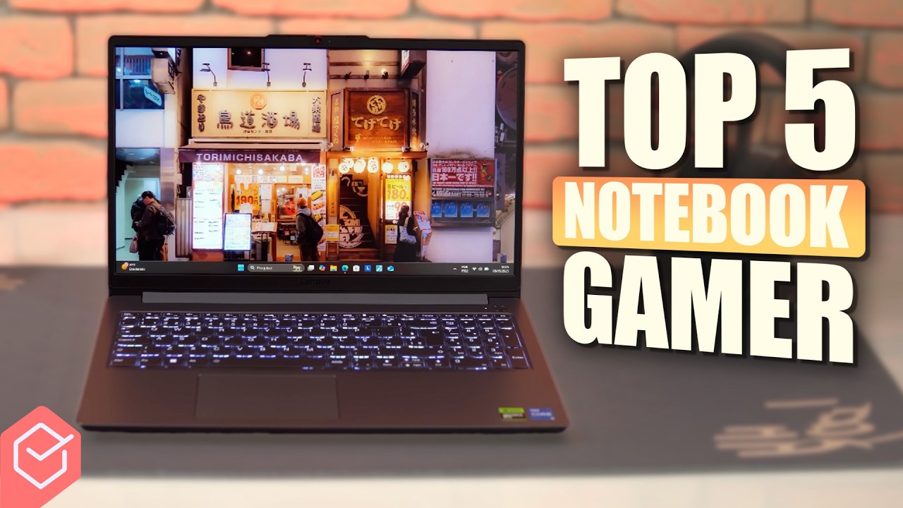 Qual MELHOR NOTEBOOK GAMER CUSTO BENEFÍCIO para JOGAR e TRABALHAR? // 5 OPÇÕES BOAS e BARATAS!