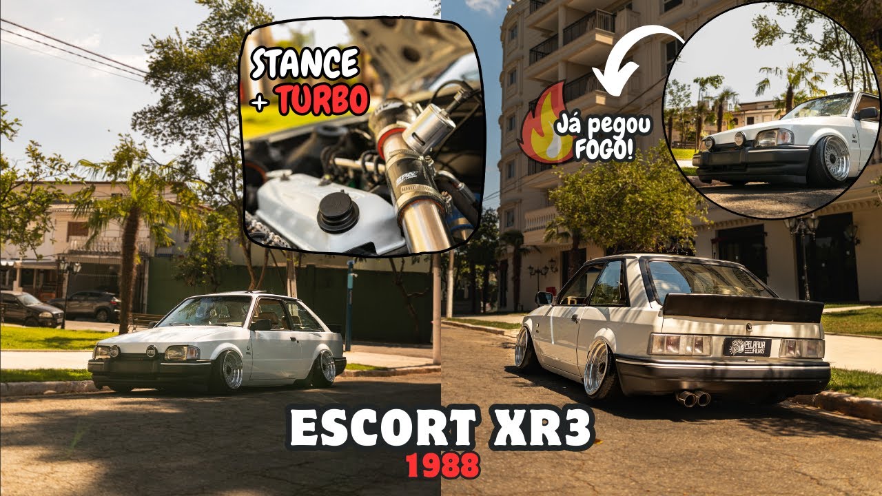 ESCORT XR3 STANCE E TURBO QUE JA PEGOU FOGO! NUNCA DESISTA DOS SEUS OBJETIVOS 