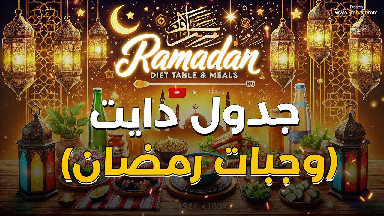 جدول دايت (وجبات رمضان)