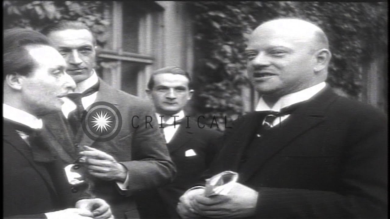 Gustav Stresemann in Germany. HD Stock Footage