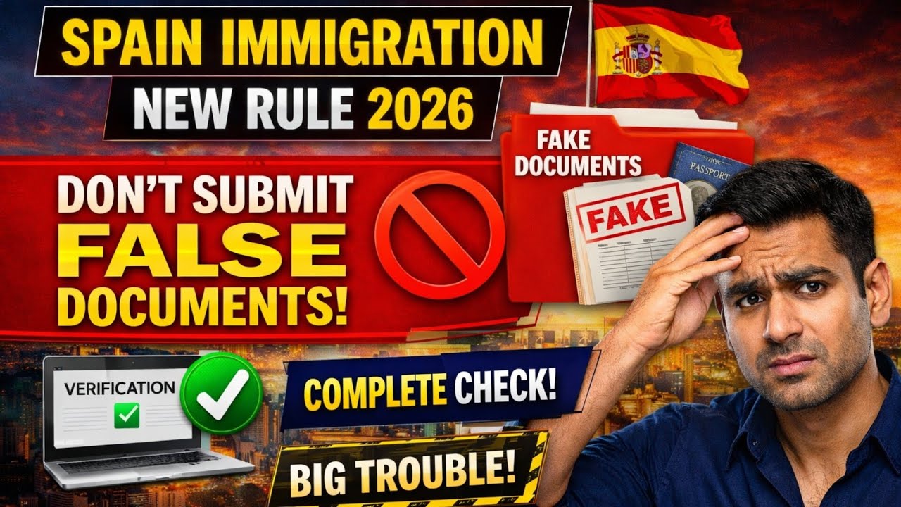 Passport Travel History Is Checked ,Avoid Immigration Fraud in Spain🇪🇦