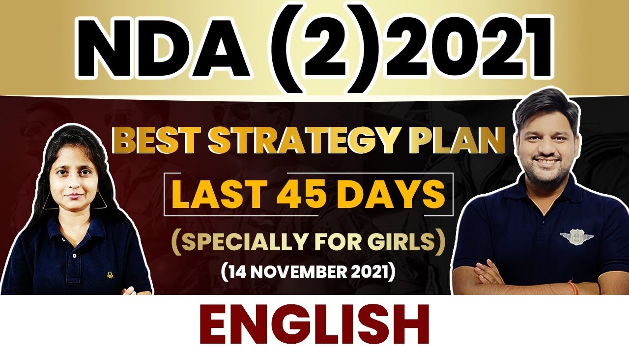 HOW TO PREPARE NDA ENGLISH | STRATEGY FOR NDA 2 2021 | BEST NDA STUDY PLAN FOR GIRLS | NDA FOR GIRLS
