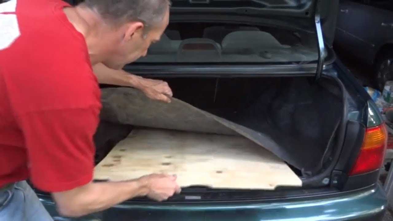 How To Make A New Spare Tire Cover Trunk Board