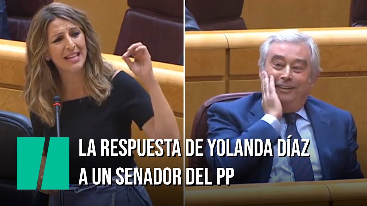 La aplaudida respuesta de Yolanda Díaz a un senador del PP: 