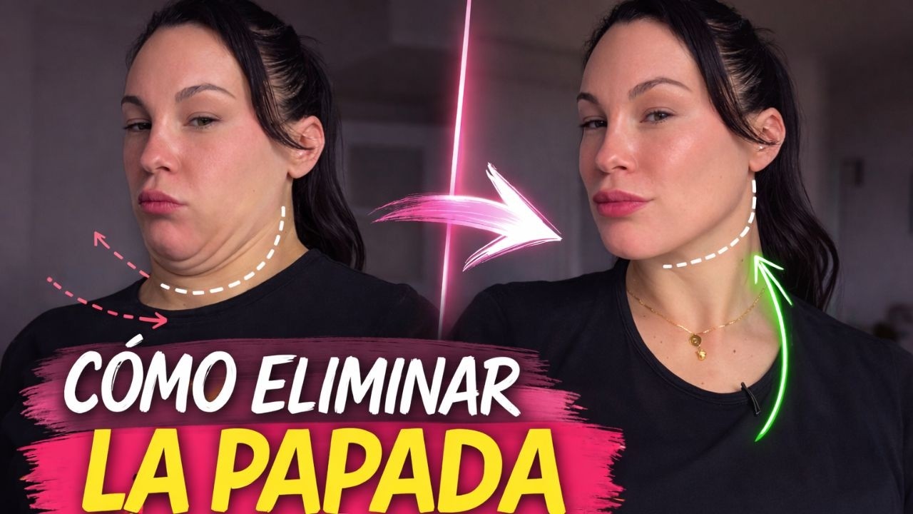 Cómo eliminar la papada | Ejercicios para reducir grasa facial