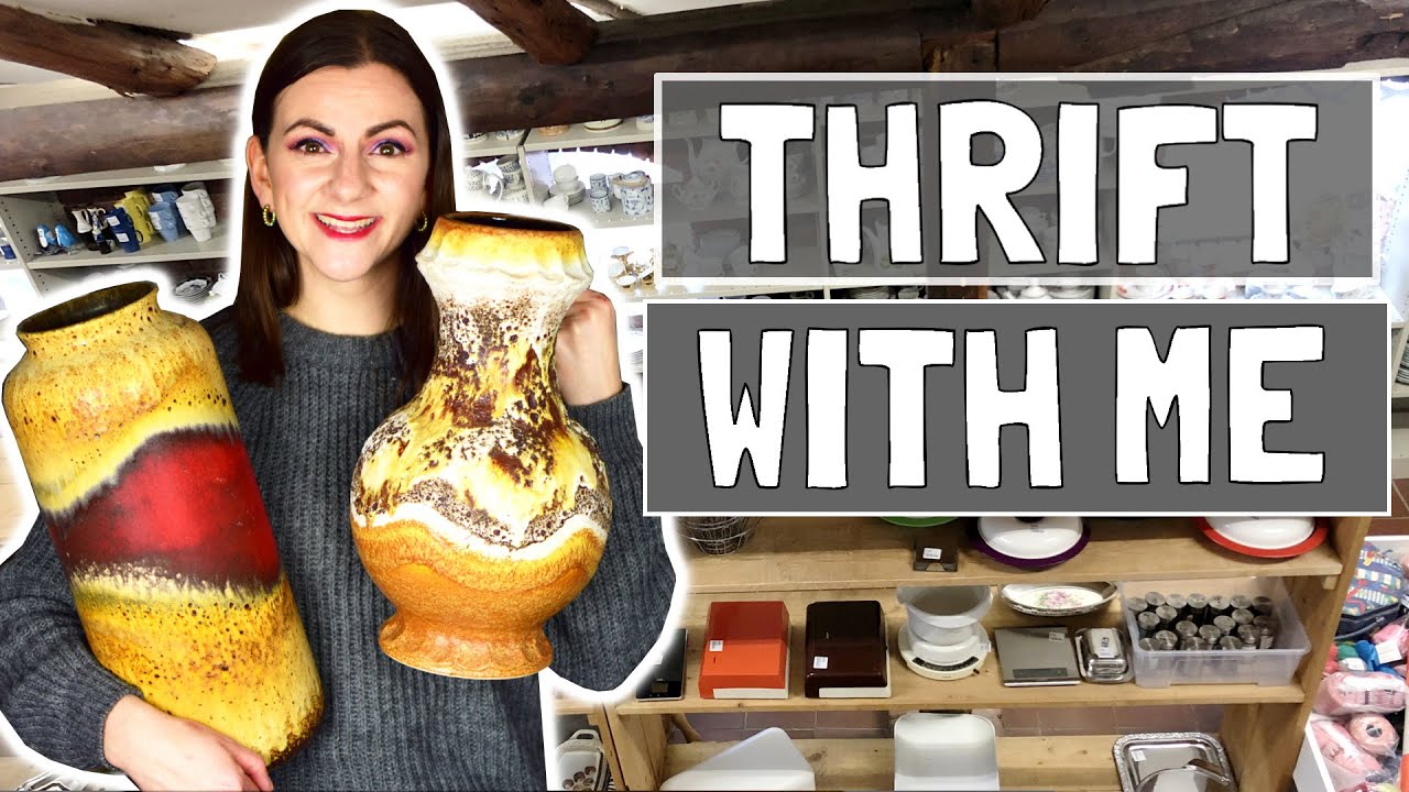 Another Thrift Trip to Germany! I Bought All the Floor Vases!