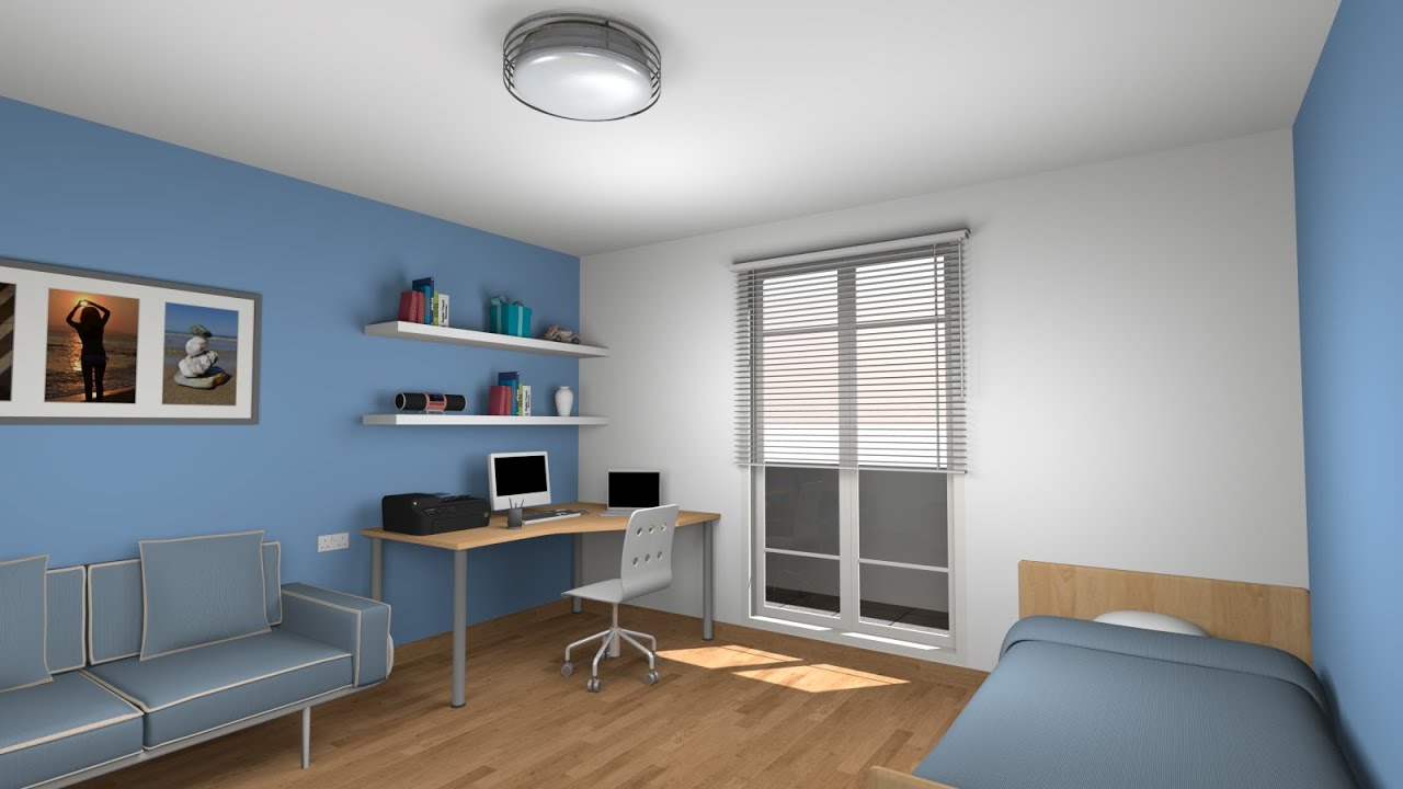 Sweet home 3D tutorial: Design and render a  bedroom - Part 1