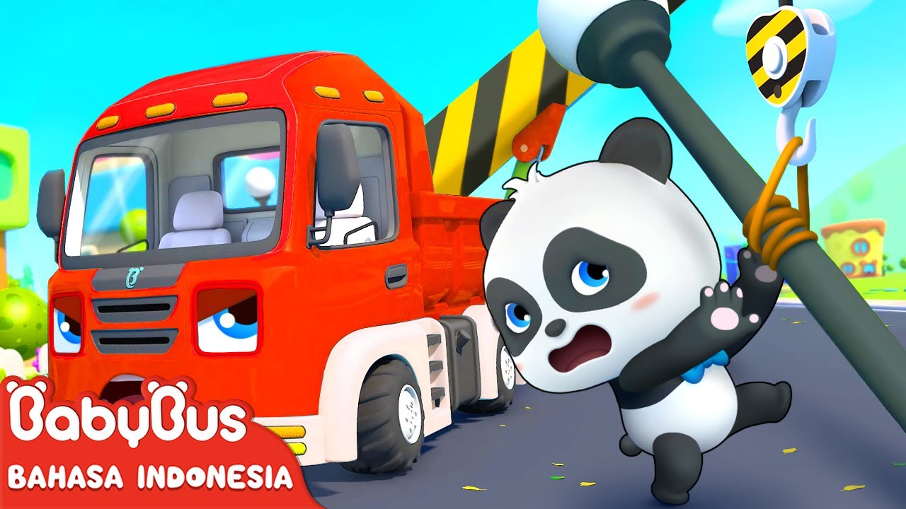 Truk Rekayasa Membantu Gajah-gajah Dalam Kesulitan | Lagu Anak-anak | BabyBus Bahasa Indonesia