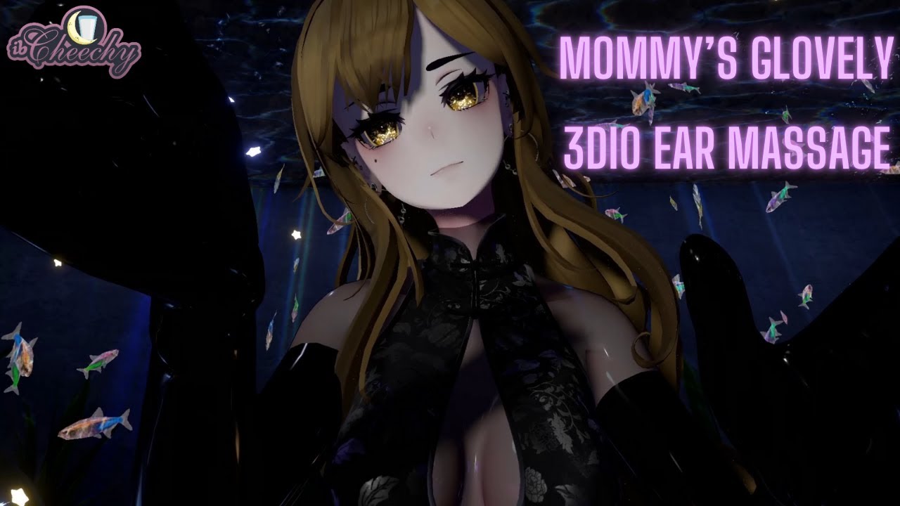 [Vtuber VR ASMR] Mommy Is Happy to See you Again and Help you Relax With Gloves | Massage, 3dio