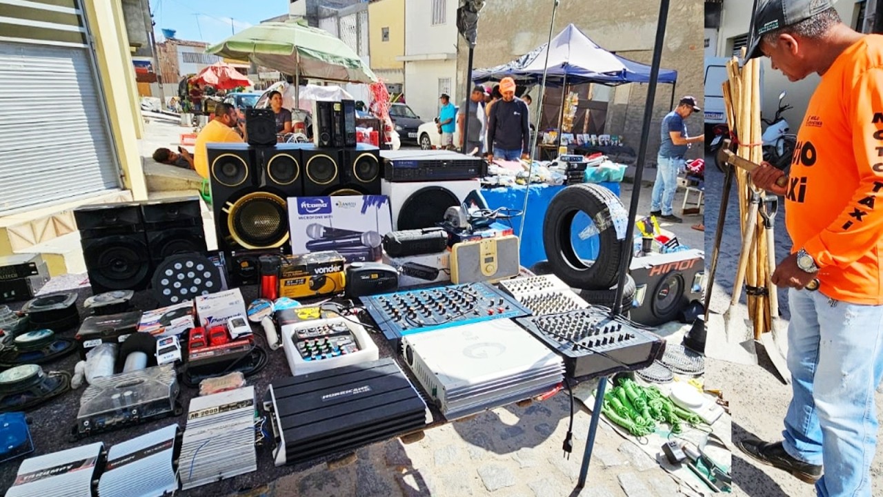 FEIRA DO ROLO COM MUITAS RELÍQUEAS NO NORDESTE BRASILEIRO