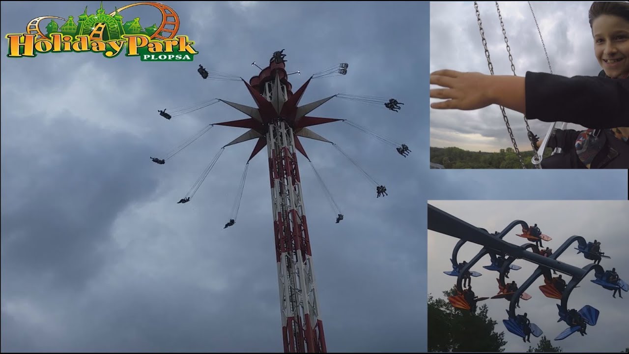Attractions fortes à Holiday Park : Lightouse Tower et Sky Fly – Parc d'attraction en Allemagne