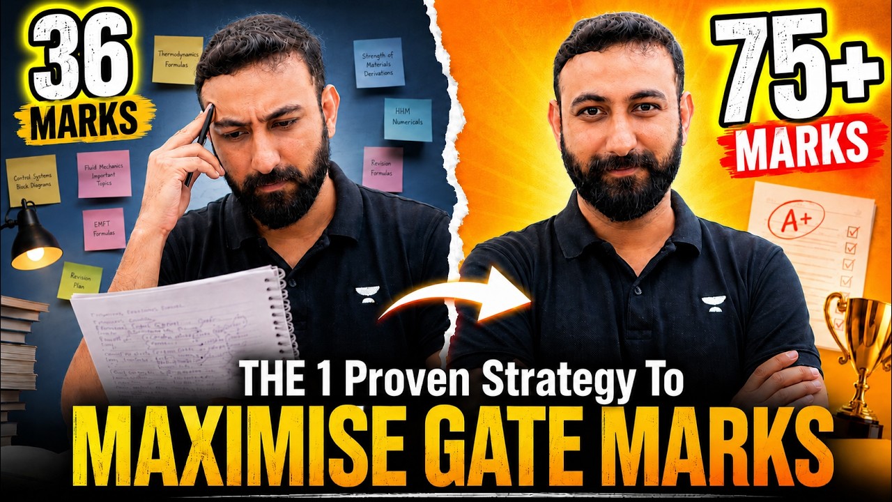 How to Increase GATE Marks from 36 to 75+ | GATE 2027 Preparation Strategy | By Aditya Kanwal