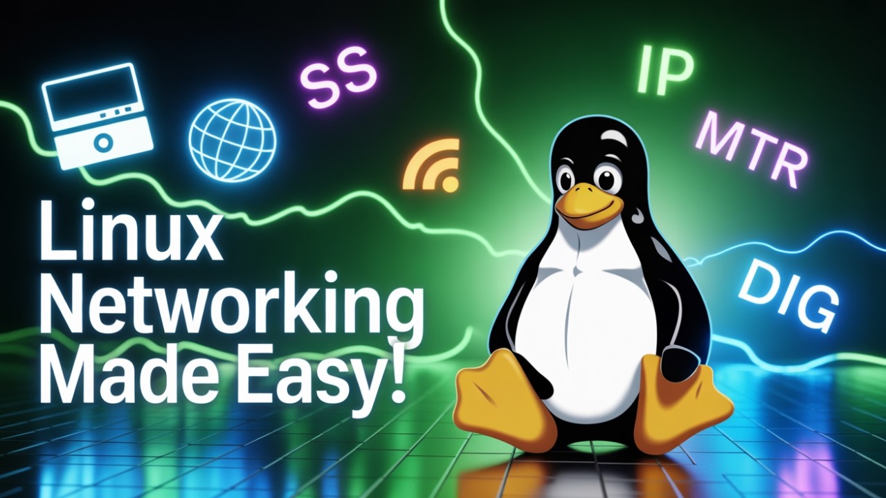 5 Linux Networking Commands You MUST Know (SS, IP, Trace, MTR, DIG)
