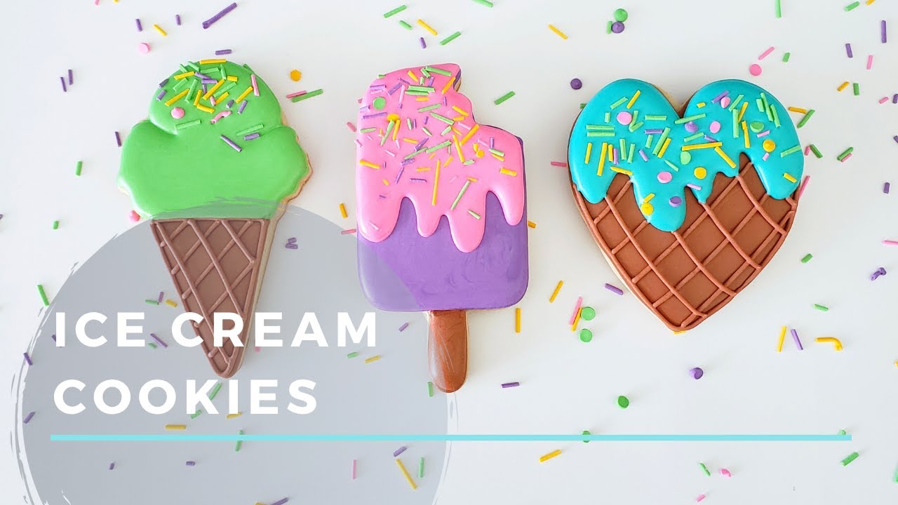 Learn to Decorate Ice Cream Cookies