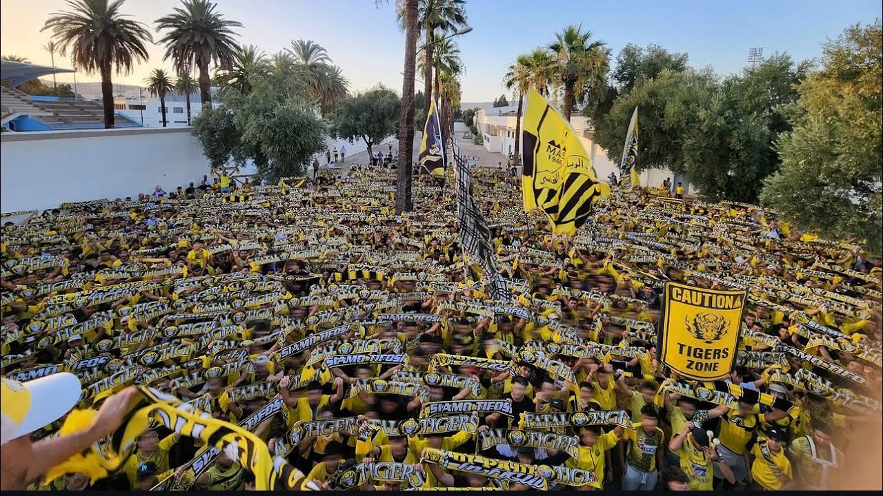 اجتماع مفتوح مع جماهير المغرب الفاسي بقيادة مجموعة الفاطال تيغرز (Fatal Tigers 06) 💛🖤🔥