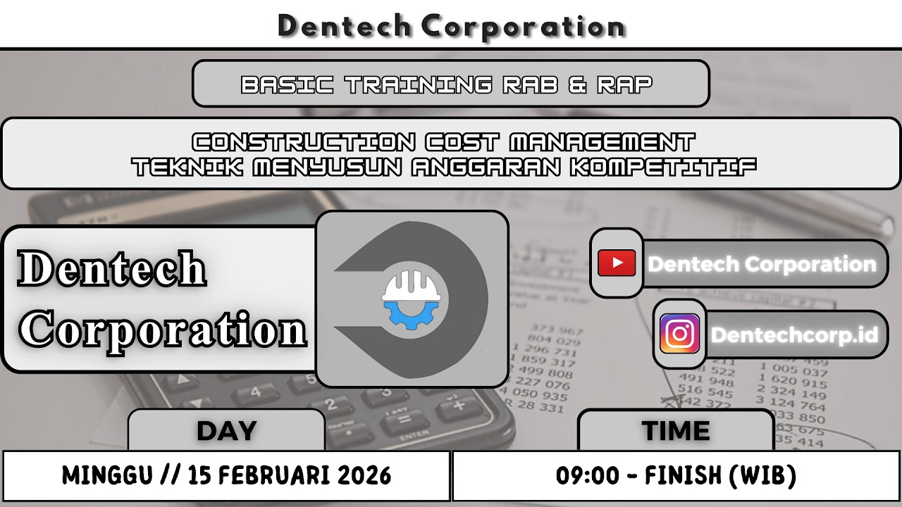 Basic Training RAB & RAP Construction Cost ManagementTeknik Menyusun Anggaran Kompetitif