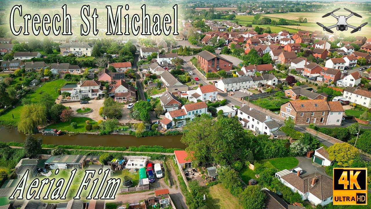 Creech St Michael in Somerset an Aerial Film