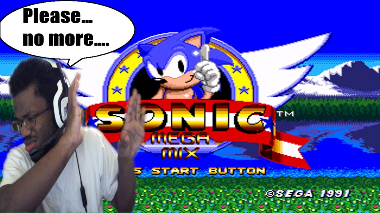 Sonic Megamix Funny Rage Moments