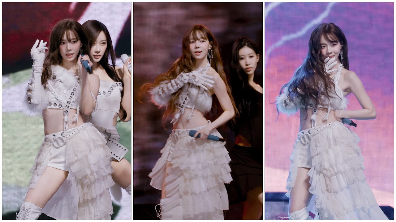 [8K] 251219 에스파 윈터 aespa WINTER - Dirty Work + Rich Man 직캠 Fancam @2025가요대축제
