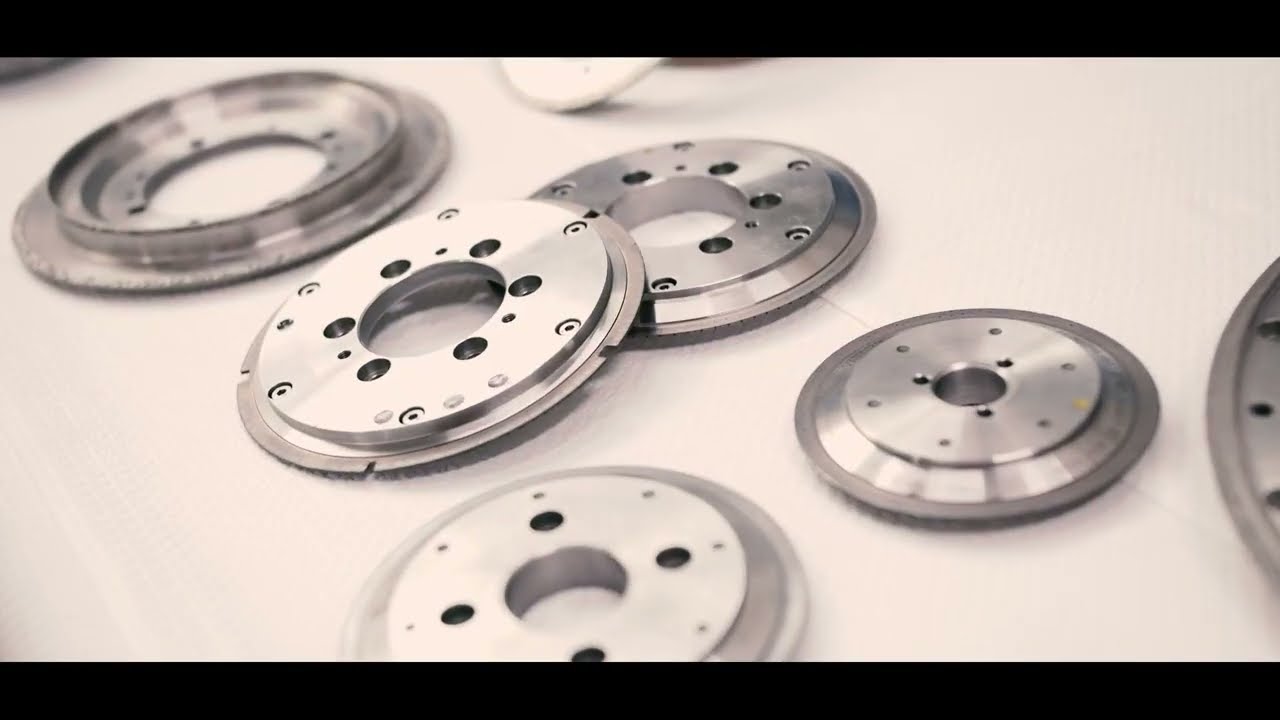 Saint-Gobain plant in Norderstedt - Diamond and CBN electroplated grinding wheels made in Germany