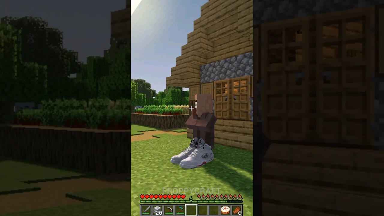 Minecraft Villager Sa Moments 😥।। #minecraft #trendingshorts #ahorts