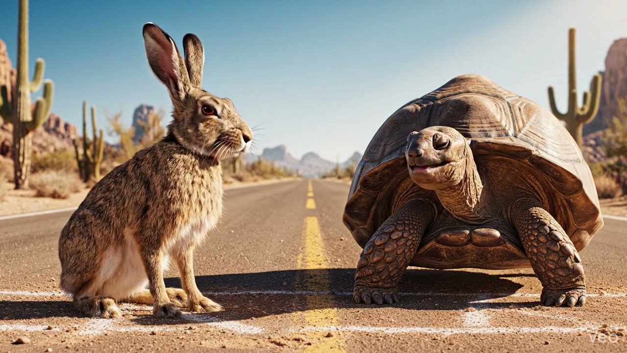 The Tortoise and the Hare: Who Reaches the Finish?