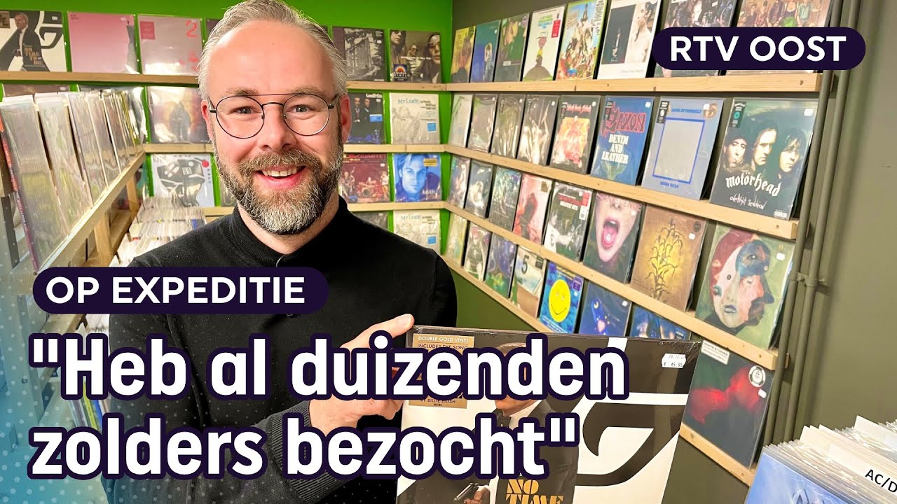 Bart verdient z'n geld met vinylplaten: 