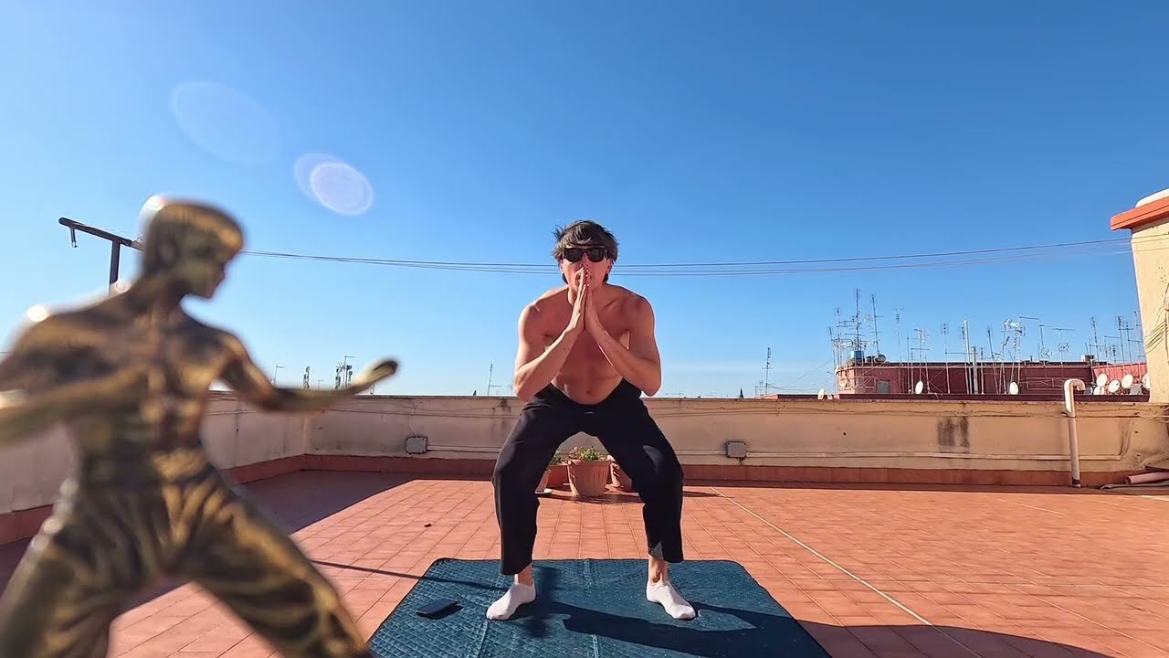 CALENTAMIENTO CON BRUCE LEE, SALSA Y VALLENATO EN ROMA