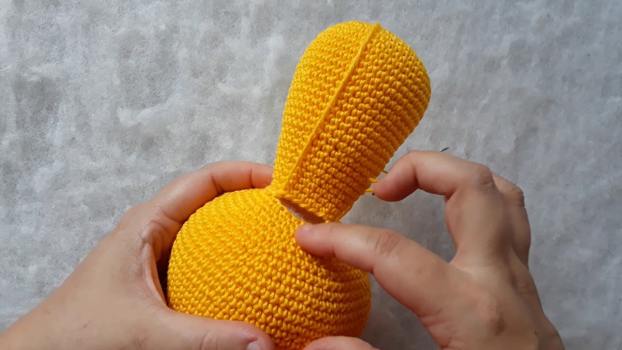Costura para Amigurumi: como costurar a cabeça no corpinho do leão