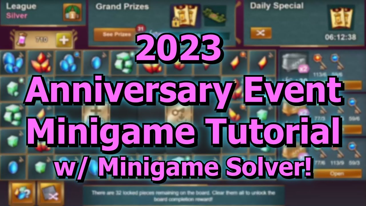 Forge of Empires: 2023/2024 Anniversary Minigame Tutorial + Minigame Solver!