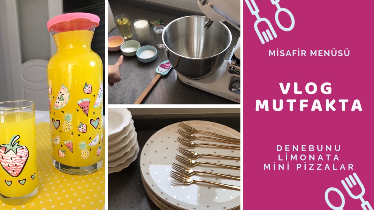 MİSAFİR MENÜSÜ | Limonata | #DENEBUNU #VLOG MUTFAKTA