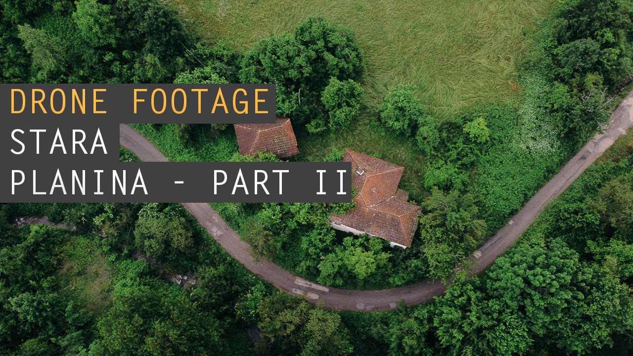 Balkan Mountains (Stara planina) Misty Day | Drone Relaxation Travel Video