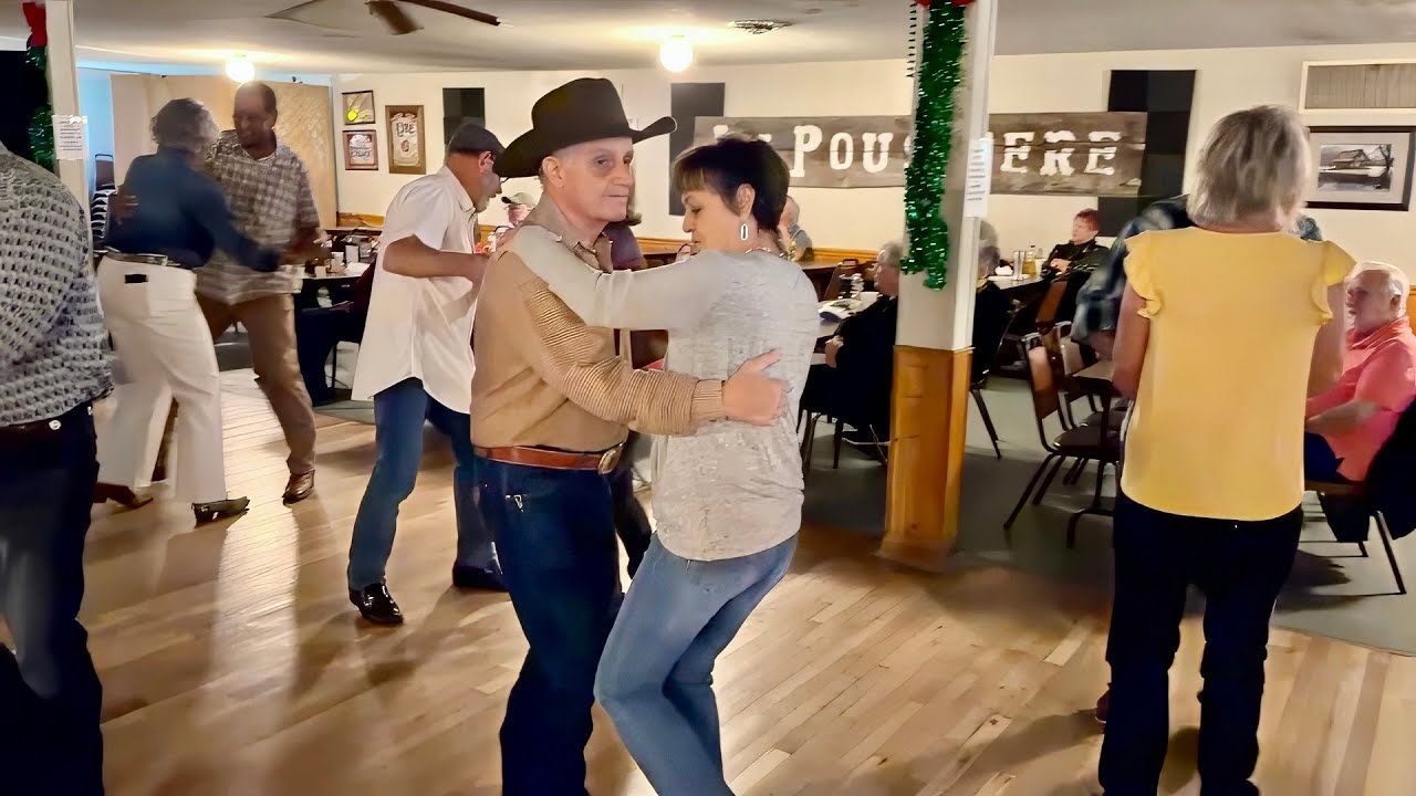 Dancing to Geno Delafose at La Poussiere on 12/13/25