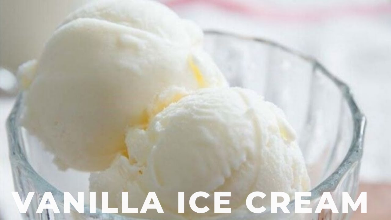 VANILLA ICE CREAM RECIPE | EASY HOMEMADE VANILLA ICE CREAM | 3 INGREDIENTS | NO ICE CREAM MACHINE