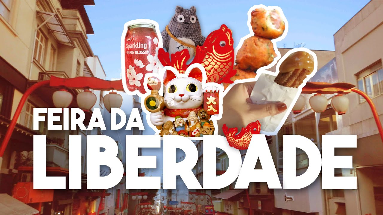 FEIRA DA LIBERDADE 🇯🇵🍤 Comida Japonesa, Compras Artesanato, Melhores lojas | São Paulo ASMR Vlog