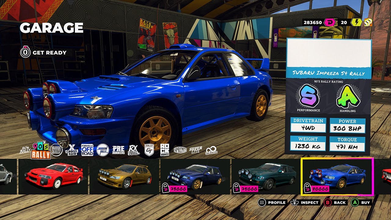 DIRT 5: All Of The Launch Cars