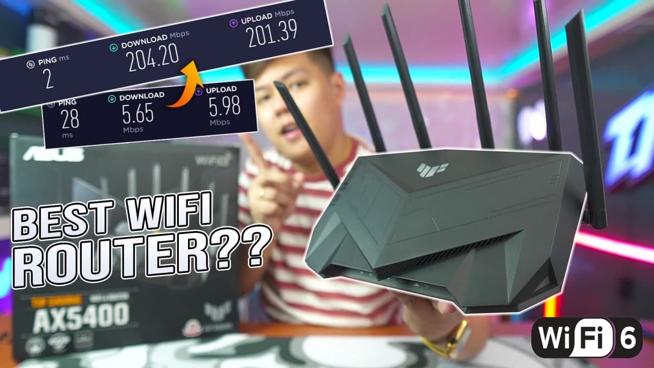 Best Streaming/Gaming Router | Asus Tuf Gaming AX5400 Wifi6 Router