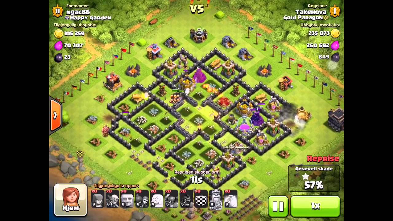 Clash of clans- Giant healer archer farming strategy! How to and how not to