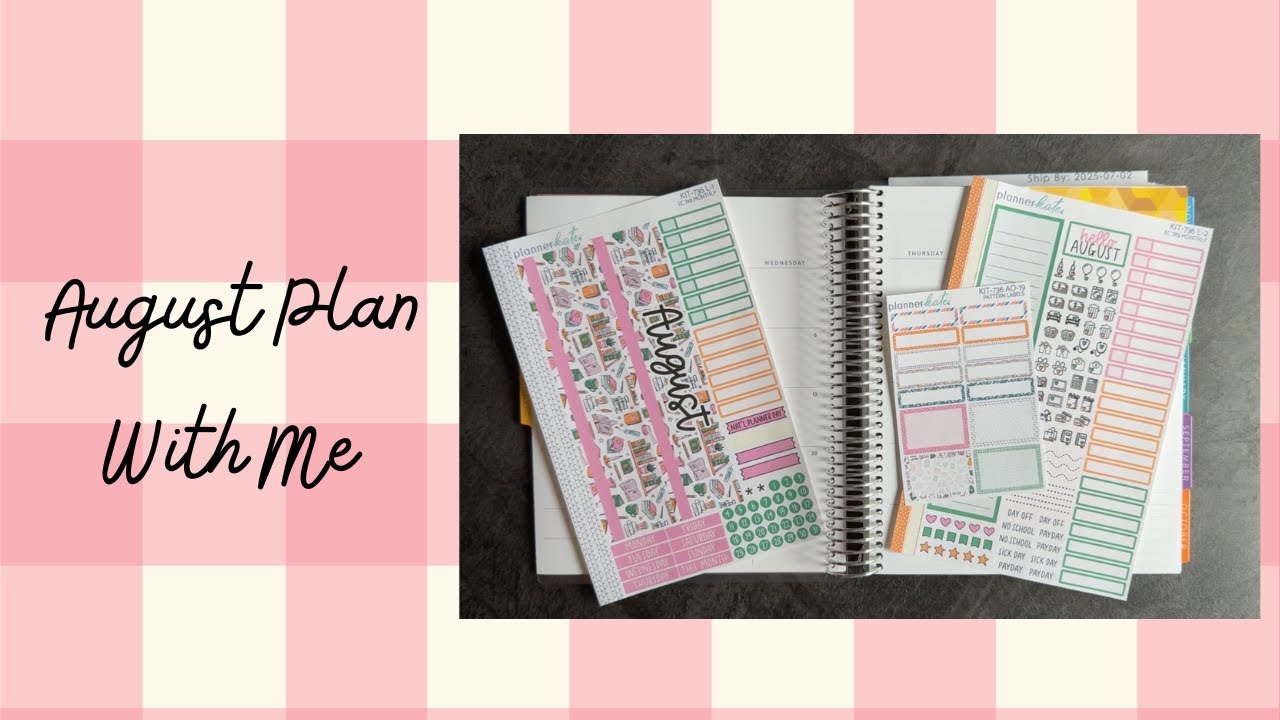 August Plan With Me: Back to School Time!