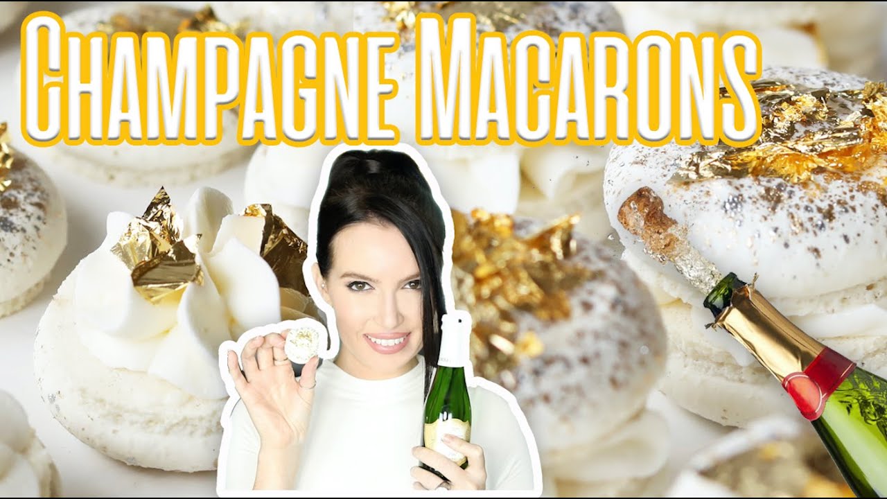 [HD] The DRUNKEST Champagne Macarons - MACARONOMICS