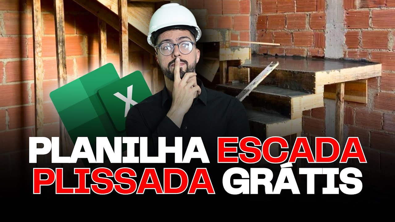 DIMENSIONAMENTO DE ESCADA PLISSADA NA PRÁTICA (BÔNUS PLANILHA)