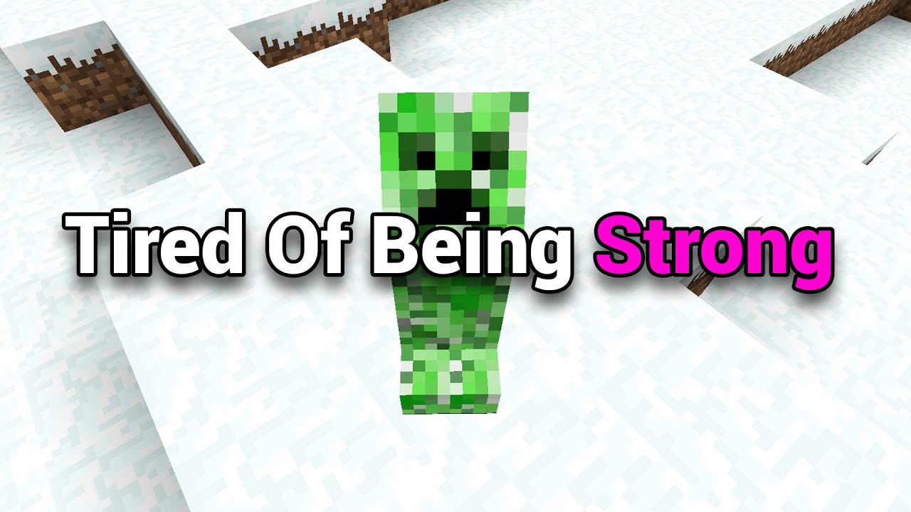 Tired of Being Strong