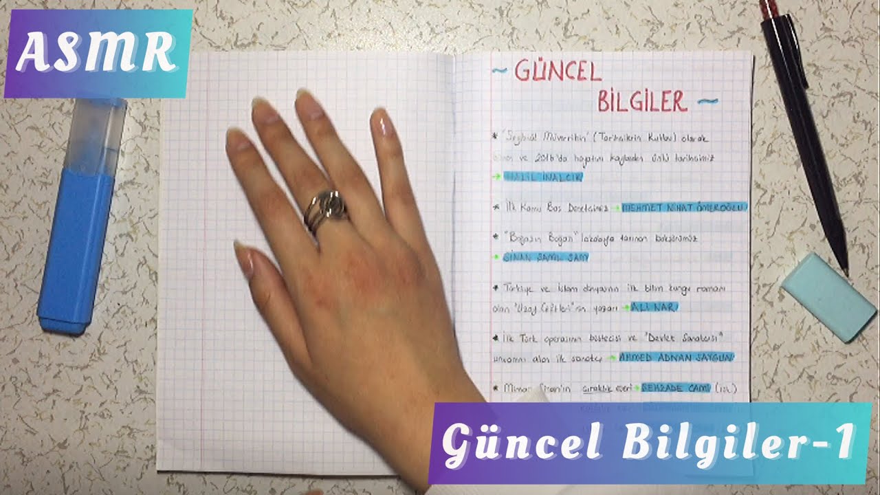 ASMR Türkçe • Uyurken Öğren 👩‍🎓 • Genel Kültür 🕌🇹🇷🌋🌾• Fısıltı • Yarı Anlaşılmayan Fısıltı
