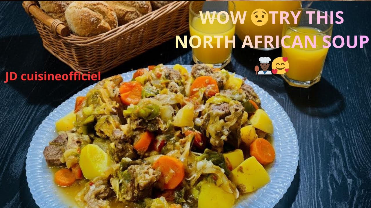 WOW 😧TRY THIS NORTH AFRICAN SOUP 👨🏿‍🍳🥰